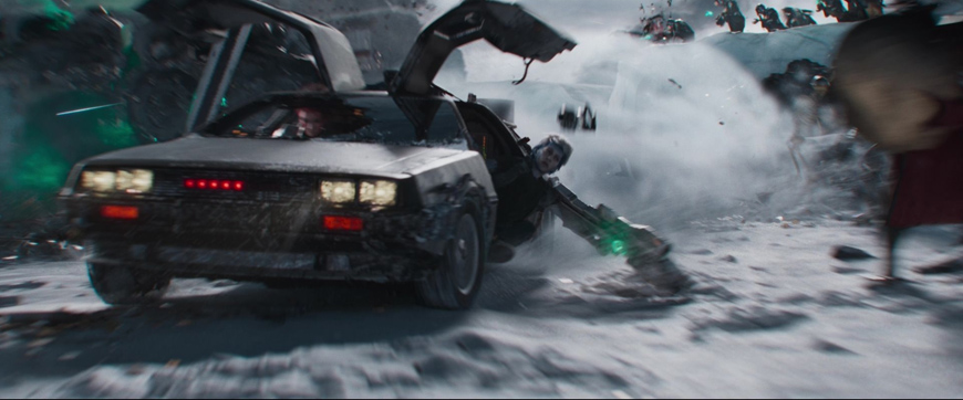 ready player one comienza delorean