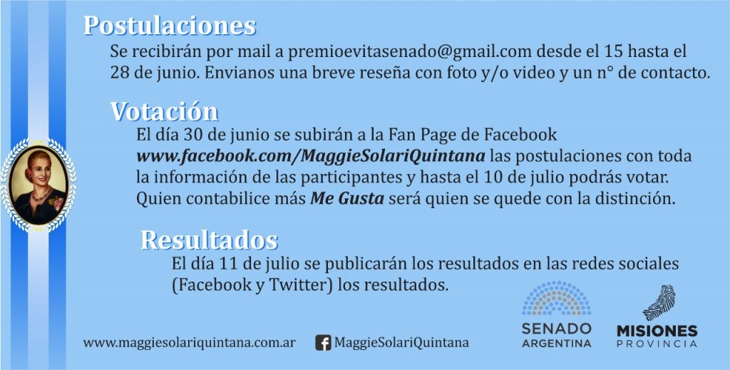 galardón Evita Compañera