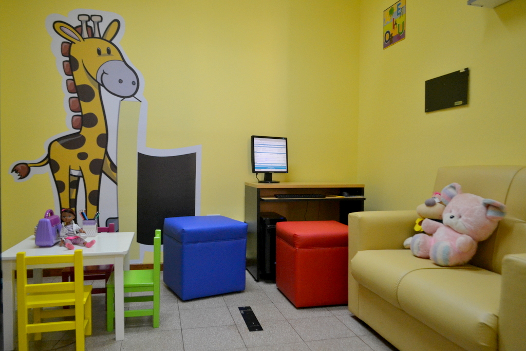 sala de audiencias infantil